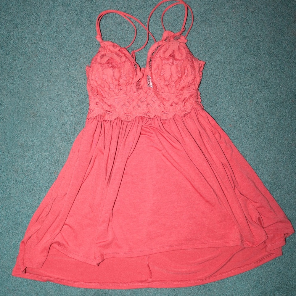 Coral Mini Dress